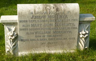 Grave of William Meredith